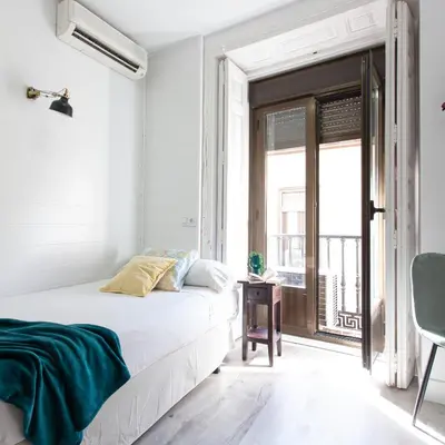Cama o camas de una habitación en Veracruz Puerta del Sol