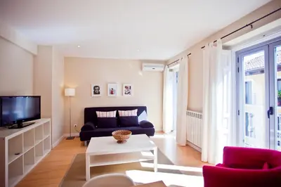 Una televisión o centro de entretenimiento en Apartment in the Centre