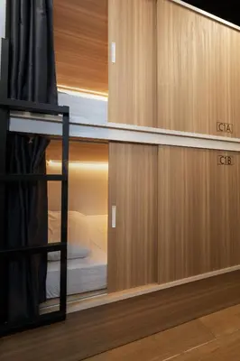 Cama o camas de una habitación en Hostal Siesta & Go Nuevos Ministerios