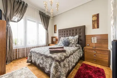 Cama o camas de una habitación en Apartamento en Chamberi