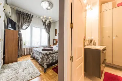 Cama o camas de una habitación en Apartamento en Chamberi