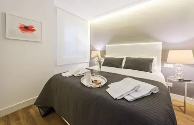 Cama o camas de una habitación en Atocha Museos - Barrio de las Letras