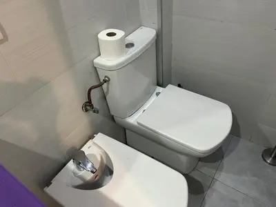 Un baño de Una genial estancia en Madrid centro
