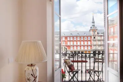 Un balcón o terraza de Charming view Plaza Mayor