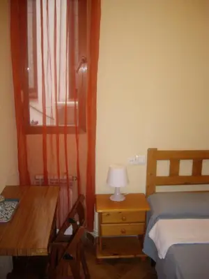 Cama o camas de una habitación en Hostal Pacios