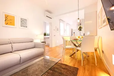 Zona de estar de Opera Suites