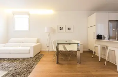 Zona de estar de Opera Suites