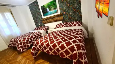 Cama o camas de una habitación en SOL- CARLOS V Apartaments