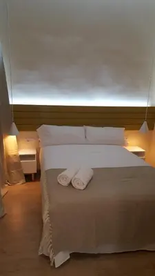 Cama o camas de una habitación en Le Petit Palü-Fuencarral