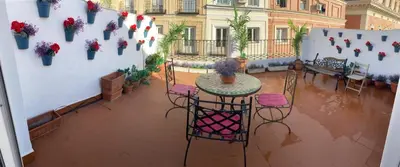Un balcón o terraza de Romantic Central Terrace