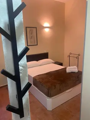 Cama o camas de una habitación en Hostal Oliver