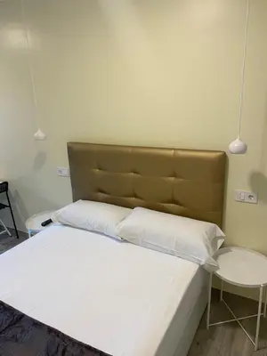 Cama o camas de una habitación en Hostal Oliver