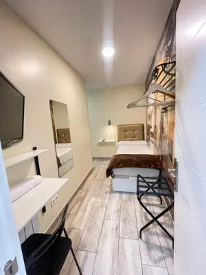 Cama o camas de una habitación en Hostal Oliver