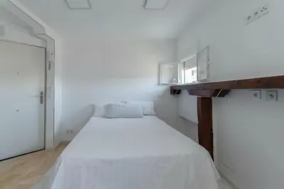 Cama o camas de una habitación en Mendez Alvaro ATOCHA
