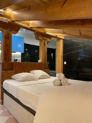 Cama o camas de una habitación en Apartments Plaza Mayor, Madrid Center