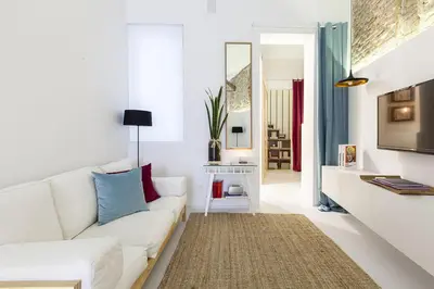Zona de estar de Madrid to heaven Apartment