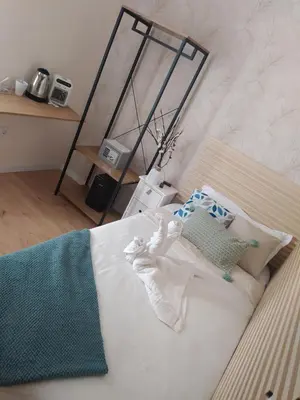 Cama o camas de una habitación en Habitaciones Universal