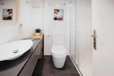 Un baño de Aspasios Atocha Apartments