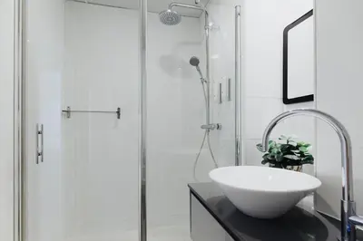 Un baño de Aspasios Atocha Apartments