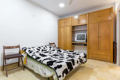 Cama o camas de una habitación en Plaza Mayor-Rastro WF