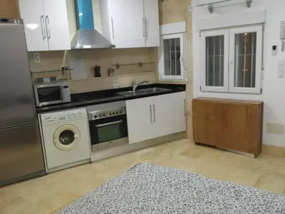 Una cocina o zona de cocina en Plaza Mayor-Rastro WF
