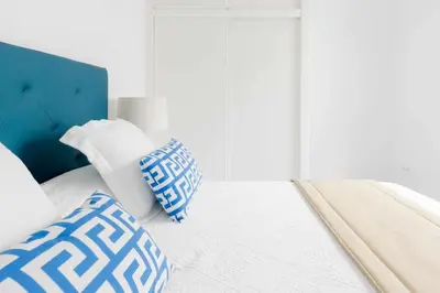 Cama o camas de una habitación en El Viso Smart III