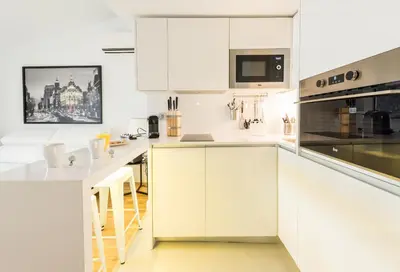Una cocina o zona de cocina en Latina Suite