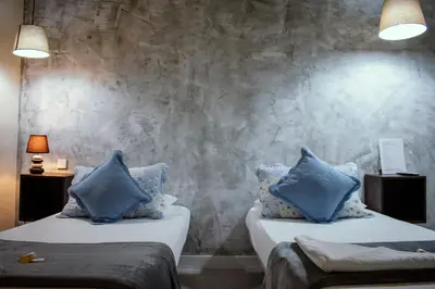 Cama o camas de una habitación en Casa Lemus