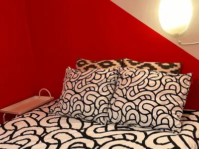 Cama o camas de una habitación en Barbieri Sol Hostel