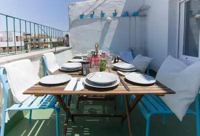 Un balcón o terraza de Atico Atocha con Terraza