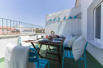 Un balcón o terraza de Atico Atocha con Terraza
