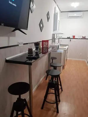 Una cocina o zona de cocina en Apartamentos Sol Mayor