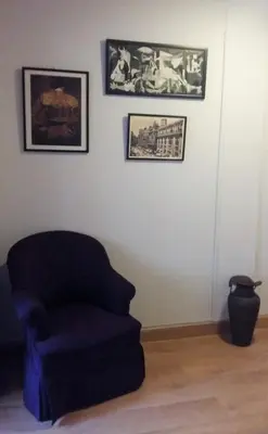 Zona de estar de Hostal San Martin
