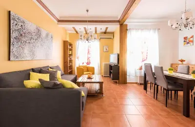 Zona de estar de Apartmento Las Letras - Alojamiento de temporada
