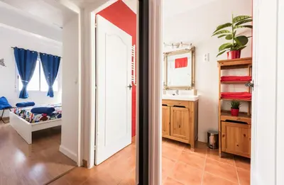 Cama o camas de una habitación en Apartmento Las Letras - Alojamiento de temporada