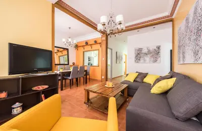 Una televisión o centro de entretenimiento en Apartmento Las Letras - Alojamiento de temporada