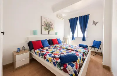 Cama o camas de una habitación en Apartmento Las Letras - Alojamiento de temporada