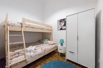 Cama o camas de una habitación en M&F Apartaments Chueca