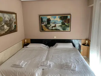 Cama o camas de una habitación en Apartamentos Torr en Madrid - Chamartín