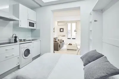 Una cocina o zona de cocina en LEEWAYS LOFT I in HORTALEZA