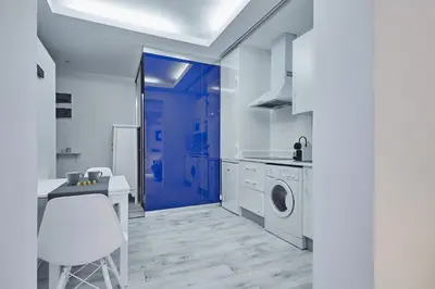 Una cocina o zona de cocina en LEEWAYS LOFT I in HORTALEZA