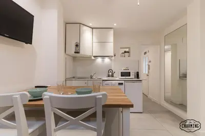 Una cocina o zona de cocina en Santa Isabel - Apartamento de 1 dormitorio