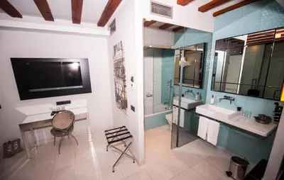 Un baño de Posada del León de Oro Boutique Hotel