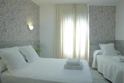 Cama o camas de una habitación en Nersan