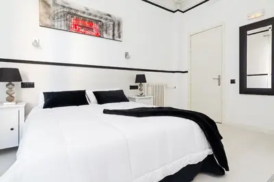 Cama o camas de una habitación en Gran Via 63 Rooms