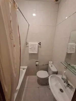Un baño de Hostal Villamañez