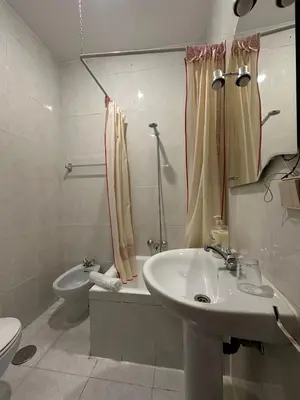 Un baño de Hostal Villamañez