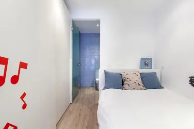 Cama o camas de una habitación en En Palacio Casa Entera con Dos Suites