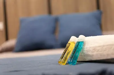 Cama o camas de una habitación en Hostal María Luisa