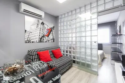 Zona de estar de Chueca Apartment